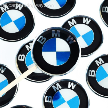 Epoxy Resin Dome Mobil Brand Label Sticker